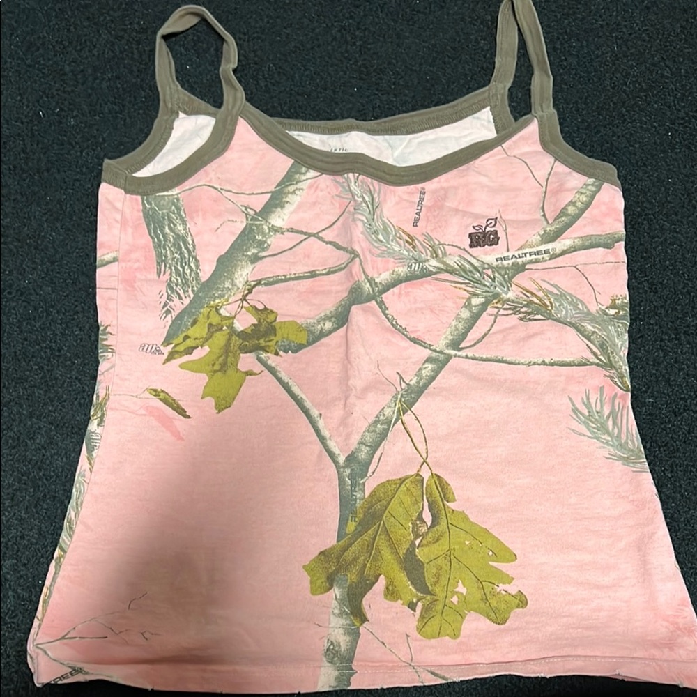 Realtree Pink Camouflage Tank Top